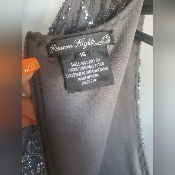 Pisarro Nights Beaded Midi Dress - Picture 7 of 10